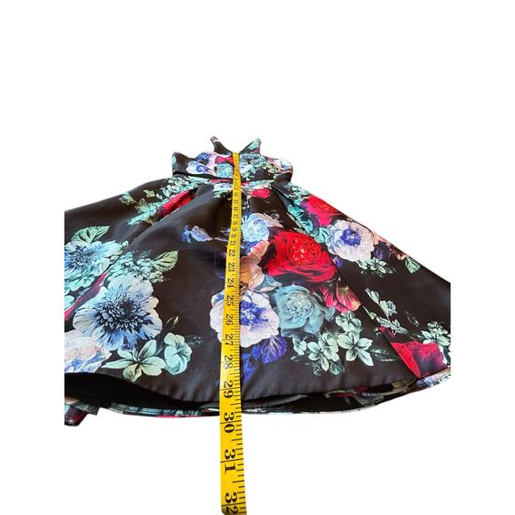 Dear Moon Floral Halter Dress - Size 3 - Picture 7 of 16